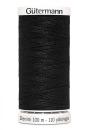 Spule Gütermann Denim Jeansnähgarn in Schwarz, Nummer 1000